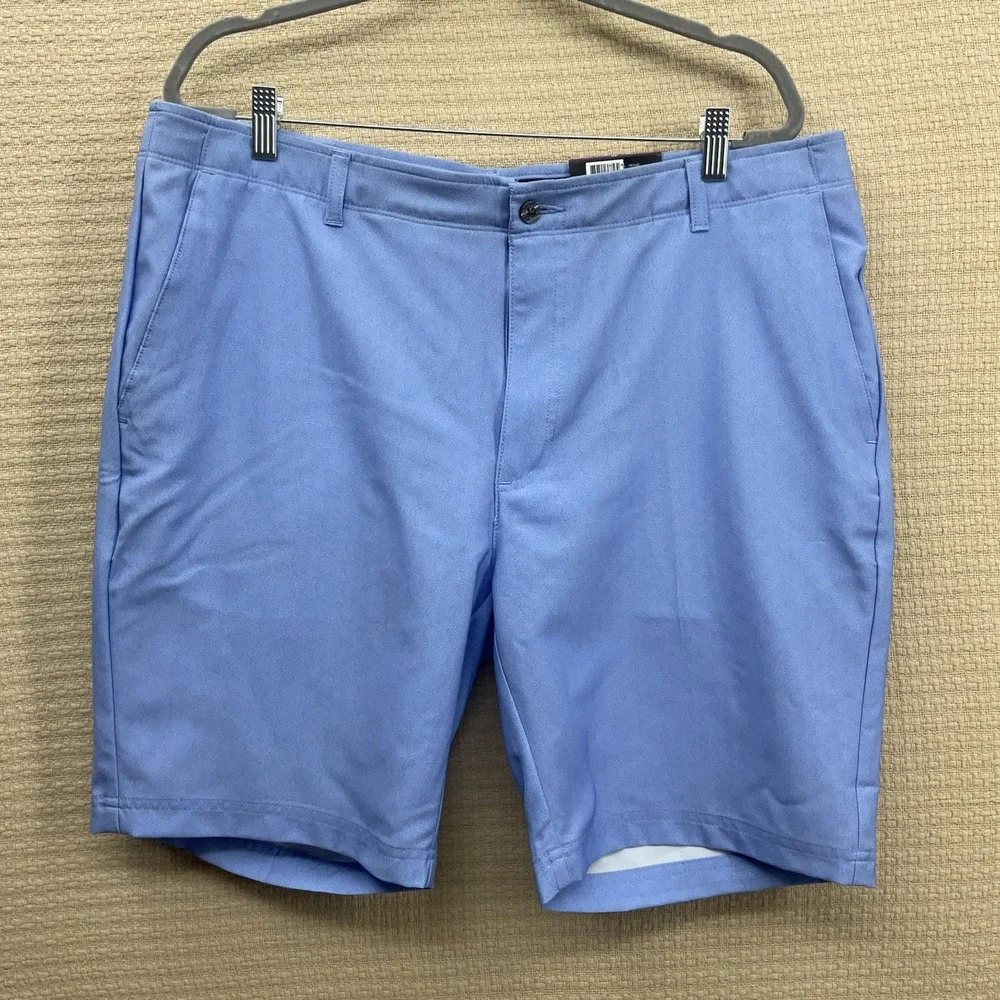 NEW Pebble Beach‎ Dry-Luxe Comfort Flex Performance Golf Short Size 40 Blue Dots